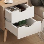 ΚΟΜΟΔΙΝΟ DINKL HM2472.04 ΜΕΛΑΜΙΝΗ- 2 ΣΥΡΤΑΡΙΑ ΣΟΝΑΜΑ-ΛΕΥΚΟ 29,7x29,7x45Υεκ - Image 6