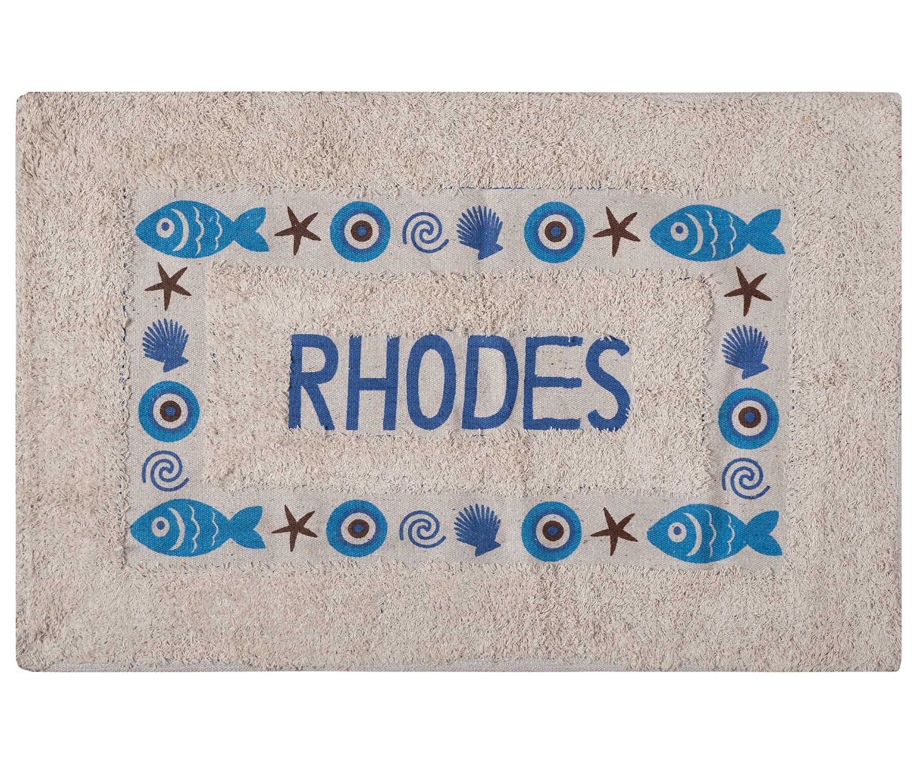 matirodos-1 Πατάκι μάτι RHODES (50cm x 80cm) μπλέ SilkFashion - Image 1