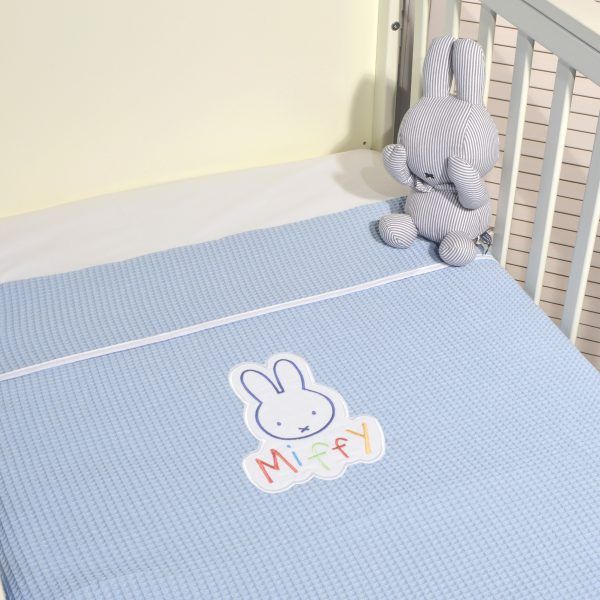 Κουβέρτα Πικέ Κούνιας 100x140cm Design 11 Miffy