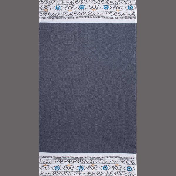 Pestemal nkp554 (90cm x 180cm) μπλέ SilkFashion