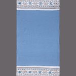 Pestemal nkp554 (90cm x 180cm) σιέλ SilkFashion