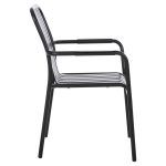 ΠΟΛΥΘΡΟΝΑ ΑΛΟΥΜΙΝΙΟΥ RACHEL HM6088.01 ΜΑΥΡΗ 63x58x85Υεκ. - Image 4