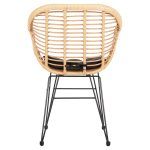 ΠΟΛΥΘΡΟΝΑ ΜΕ ΜΑΞΙΛΑΡΙ ΜΕΤΑΛΛΙΚΗ ALLEGRA HM5450.31 ΜΕ WICKER ΜΠΕΖ 58x59x82Υ - Image 6
