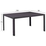 ΣΕΤ ΕΞ.ΧΩΡΟΥ 5ΤΜΧ LEOFER HM21004 ΜΕΤΑΛ.ΤΡΑΠΕΖΙ-4 ΠΟΛΥΘΡΟΝΕΣ ΜΕΤΑΛΛΙΚΕΣ- ΓΚΡΙ - Image 2