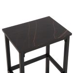 ΣΕΤ ΤΡΑΠΕΖΑΡΙΑ ΜΠΑΡ 5ΤΜΧ BOXY HM9882.13 ΜΑΥΡΟ ΜΕΤΑΛΛΟ-ΜΕΛΑΜΙΝΗ ΜΑΥΡΟ ΜΑΡΜΑΡΟ - Image 6
