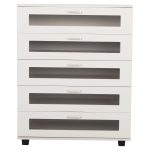 ΣΥΡΤΑΡΙΕΡΑ ΜΕΛΑΜΙΝΗΣ THORGAN HM9881.03 5 ΣΥΡΤΑΡΙΑ-ΛΕΥΚΟ ΧΡΩΜΑ 80Χ40Χ100Υεκ - Image 4