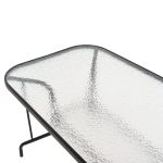 ΤΡΑΠΕΖΙ ADAM HM5679.03 ΜΕΤΑΛΛΙΚΟ ΜΑΥΡΟ ΜΕ ΓΥΑΛΙΝΗ ΕΠΙΦΑΝΕΙΑ 120Χ70Χ70Υεκ. - Image 5