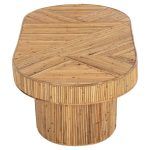 ΤΡΑΠΕΖΙ ΣΑΛΟΝΙΟΥ GATSBY ΟΒΑΛ TOP HM9870 RATTAN ΧΡΩΜΑ ΦΥΣΙΚΟ 110x59x39Υεκ. - Image 5