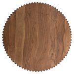 ΤΡΑΠΕΖΙ ΣΑΛΟΝΙΟΥ ΣΤΡΟΓΓΥΛΟ SEDGE HM9695 ΜΑΣΙΦ ΑΚΑΚΙΑ-ΦΥΣΙΚΟ ΧΡΩΜΑ Φ90Χ38Υεκ. - Image 6