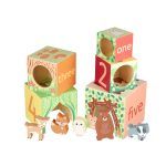 Κύβοι Στοίβαξης Woodland Orange Tree Toys