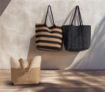 Τσάντα Θαλάσσης Ψάθινη 48x34x34x14 Nef Nef Ioli Natural - Image 4
