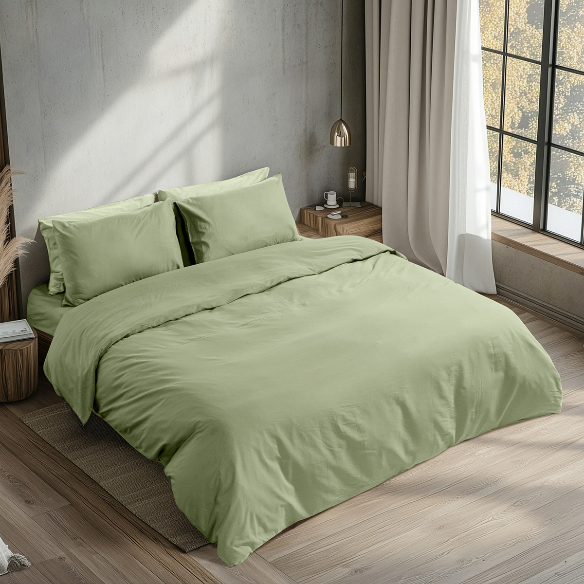 1230_olive Beauty Home Κουβερλί υπέρδιπλο Prime Αrt 1230 220x240 Λαδί - Image 1