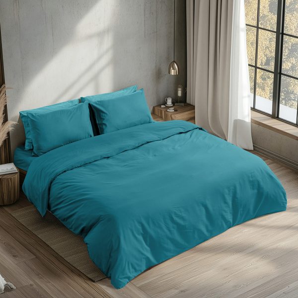 Beauty Home Παπλωματοθήκη μονή Prime Art 1230 170x250 Πετρόλ