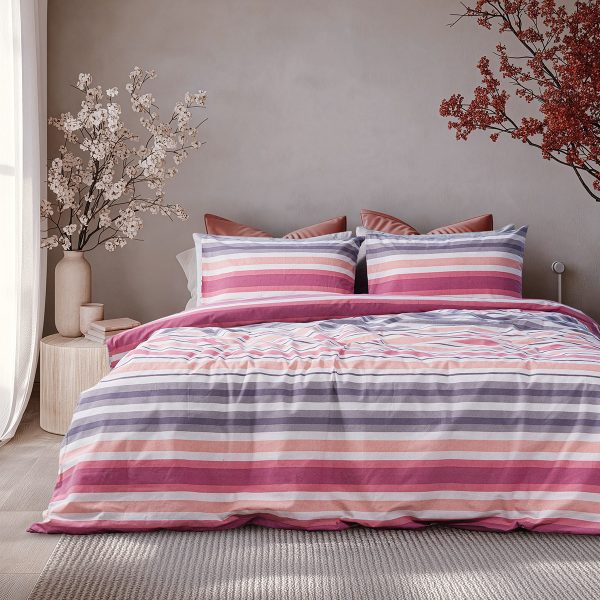 Beauty Home Ζεύγος μαξιλαροθήκες Moments Art 12562 51x73 Ροζ,Γκρι