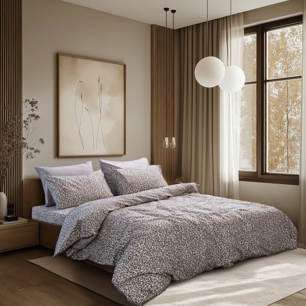 LINO Ζεύγος Μαξιλαροθήκες (52x75) Naptik Taupe