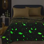 Κουβέρτα Ημίδιπλη 160×220 Luminous Φωσφοριζέ Cosmin Jurassic - Image 2