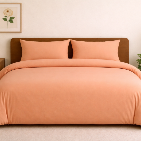 Σετ Κουβερλί Υπέρδιπλο 220x240 Cosmin Glossier Orange