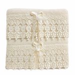 Σετ Πετσέτες 2 Τεμαχίων Cosmin Lace Ecrou Rose