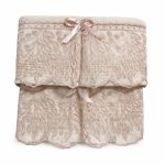 Σετ Πετσέτες 2 Τεμαχίων Cosmin Lace White+Pink