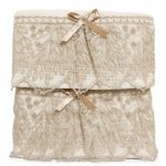 Σετ Πετσέτες 2 Τεμαχίων Cosmin Lace White+Beige