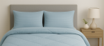 Ζεύγος Μαξιλαροθήκες 50x70 Cosmin Stripe Light Blue