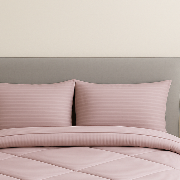 Ζεύγος Μαξιλαροθήκες 50x70 Cosmin Stripe Pink