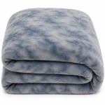 Κουβέρτα Υπέρδιπλη Βελουτέ 220x240 Cosmin Velvet Blue