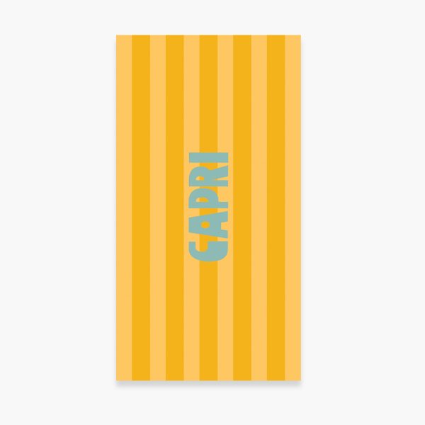 Πετσέτα Θαλάσσης 80×160 Nef Nef Capri Yellow