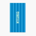 Πετσέτα Θαλάσσης 80×160 Nef Nef Mykonos Blue