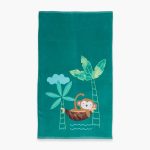 Παιδική Πετσέτα Θαλάσσης 70×120 Nef Nef Tropical Monkey Green