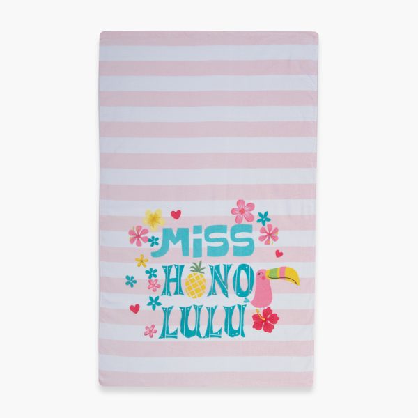 Παιδική Πετσέτα Θαλάσσης 70×120 Nef Nef Miss Honolulu Pink