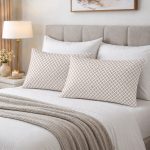 Ζεύγος Μαξιλαροθήκες 52x72 Ariel Beige Astron Italy
