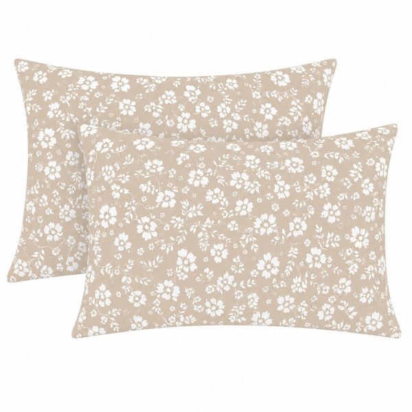 Μαξιλαροθήκες 2 τεμ (52x72) Emily Beige Astron Italy