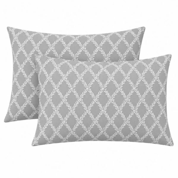 Μαξιλαροθήκες 2 τεμ (52x72) Lucia Grey Astron Italy