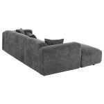 ΚΑΝΑΠΕΣ ΓΩΝΙΑ (ΑΡΙΣΤΕΡΗ) BRICKEN HM3275.04L ΑΝΘΡΑΚΙ ΥΦΑΣΜΑ 110-282x98-160x72Υεκ. - Image 5