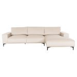 ΚΑΝΑΠΕΣ ΓΩΝΙΑ (ΔΕΞΙΑ) NOA HM3278.01R ΕΚΡΟΥ ΥΦΑΣΜΑ 288x90-157x67-80Υεκ. - Image 3