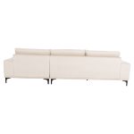 ΚΑΝΑΠΕΣ ΓΩΝΙΑ (ΔΕΞΙΑ) NOA HM3278.01R ΕΚΡΟΥ ΥΦΑΣΜΑ 288x90-157x67-80Υεκ. - Image 5