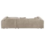 ΚΑΝΑΠΕΣ ΓΩΝΙΑ BRICKEN HM3275.01R ΜΠΕΖ ΥΦΑΣΜΑ 110-282x98-160x72Υεκ. - Image 6