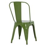 ΚΑΡΕΚΛΑ ΜΕΤΑΛΛΙΚΗ MELITA ΣΕ LIGHT OLIVE GREEN 43x50x82Y εκ. HM8641.13 - Image 5
