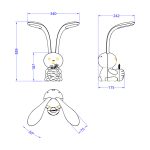 ΠΑΙΔΙΚΟ ΦΩΤΙΣΤΙΚΟ ΓΡΑΦΕΙΟΥ LED BADOO ΚΟΥΝΕΛΑΚΙ HM4456.04 ΚΙΤΡΙΝΟ ABS - Image 2
