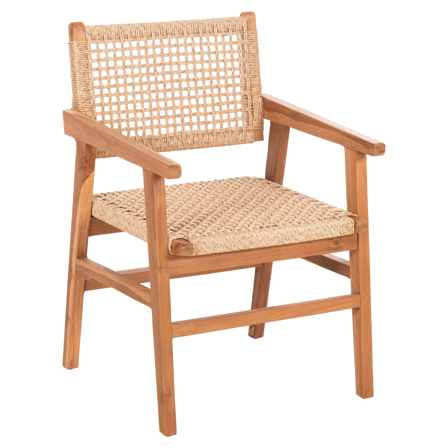 polythrona-fb9940321-masif-xylo-teak-fys ΠΟΛΥΘΡΟΝΑ BJORN HM9403.21 ΜΑΣΙΦ ΞΥΛΟ ΤEAK ΦΥΣΙΚΟ-ΣΧΟΙΝΙ 56x56x83Υ εκ. - Image 1