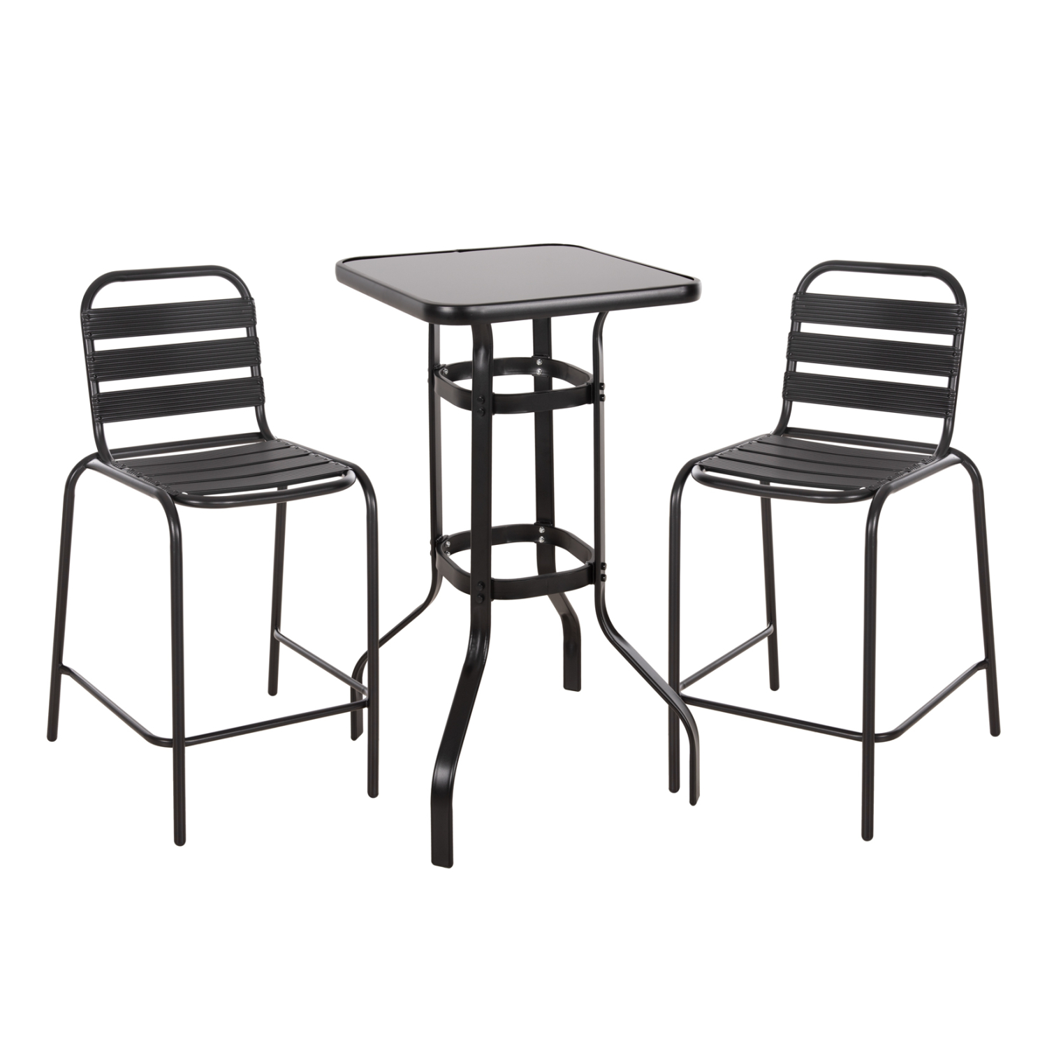 set-3tmch-exoterikoy-choroy-fb921055-may ΣΕΤ 3ΤΜΧ ΕΞΩΤΕΡΙΚΟΥ ΧΩΡΟΥ LAURA HM21054.03 ΜΑΥΡΟ ΜΕΤΑΛΛΟ & ΑΛΟΥΜΙΝΙΟ - Image 1