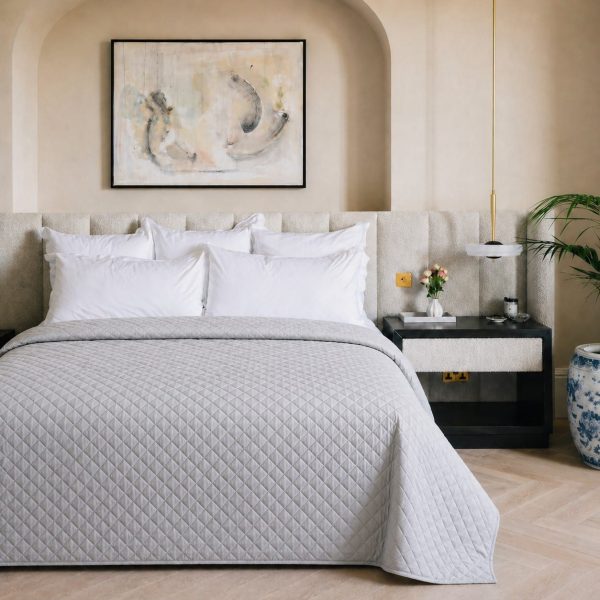 Κουβερλί Μονό Ξενοδοχείου Light Grey Astron Italy 160x220
