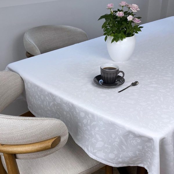 Τραπεζομάντηλο 140Χ140 White Astron Italy