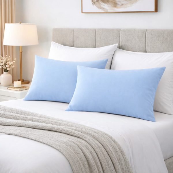 Ζεύγος Μαξιλαροθήκες 52x72 Blue Astron Italy