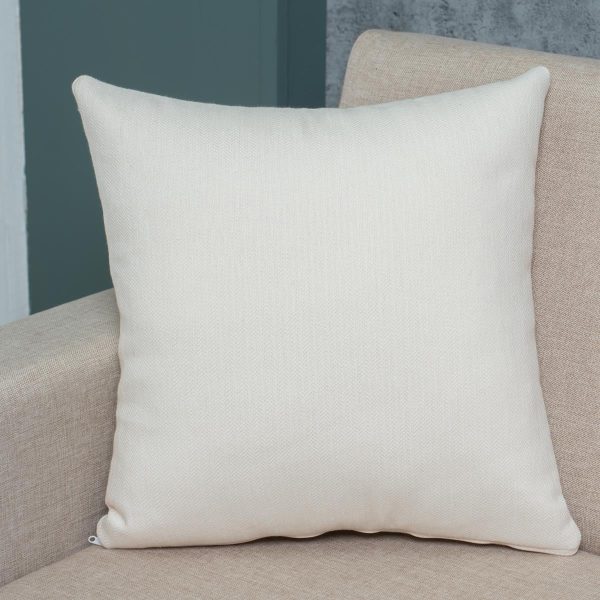 Διακοσμητική Μαξιλαροθήκη 45x45 Cotone | Zen Εκρού