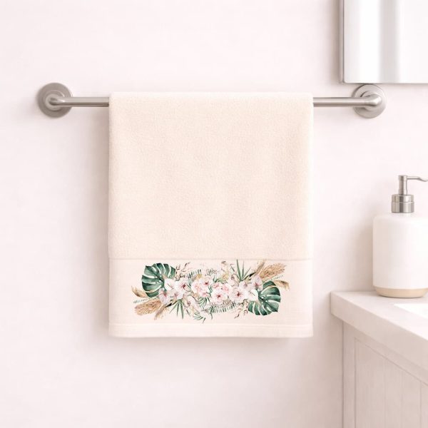 Πετσέτα Προσώπου 50×90 Boho Ecru Astron Italy