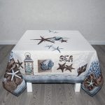 Τραπεζοκαρέ 140x140 Cotone Sea