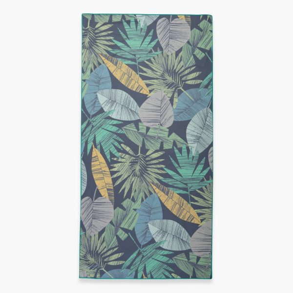 Πετσέτα Θαλάσσης 80×160 Nef Nef Leaferio Dark Blue MicroFiber