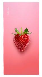 Πετσέτα Θαλάσσης 80×160 Feel And Touch  Printed Fruit No 4 Strawberry